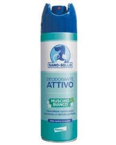 SANOeBELLO Deodorante Attivo Muschio Bianco - 250 ml