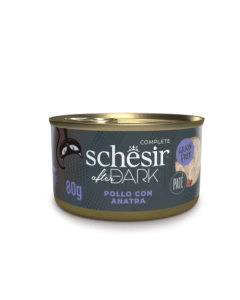 Schesir After Dark Gatto Adult Pollo e Anatra Patè Lattina 80gr