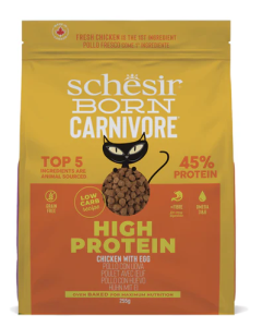 Schesir Born Carnivore Gatto Adult Pollo con Uova Crocchette