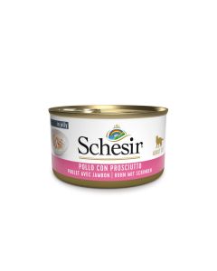 Schesir Gatto Adulto Filetti di Pollo con Prosciutto in Gelatina Lattina 85 gr