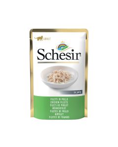 Schesir Gatto Adulto Filetti di Pollo in Gelatina Busta 85 gr