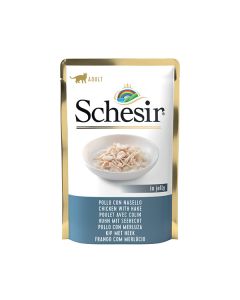 Schesir Gatto Adulto Pollo con Nasello in Gelatina Busta 85 gr