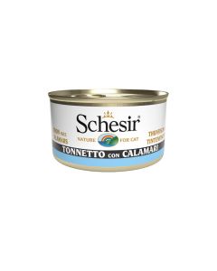 Schesir Gatto Adulto Tonnetto con Calamari in Gelatina Lattina 85 gr