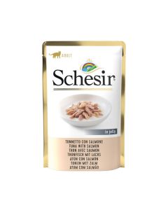 Schesir Gatto Adulto Tonnetto con Salmone in Gelatina Busta 85 gr