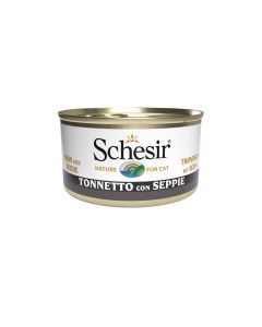 Schesir Gatto Adulto Tonnetto con Seppie in Gelatina Lattina 85 gr