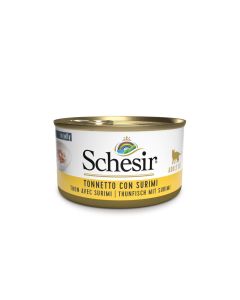 Schesir Gatto Adulto Tonnetto e Surimi in Gelatina Lattina 85 gr