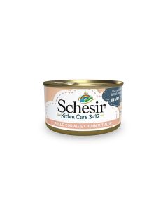 Schesir Gatto Kitten Pollo con Aloe in Gelatina Lattina 85 gr