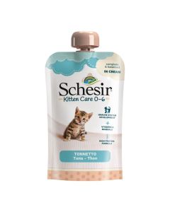 Schesir Gatto Kitten Tonnetto in Crema Busta con Tappo 150 gr