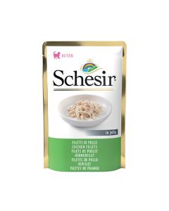 Schesir Kitten Filetti di Pollo in Gelatina Busta 85 gr