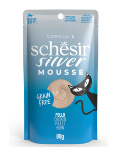 Schesir Silver Gatto Senior Mousse di Pollo Busta 80gr