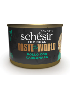 Schesir Taste The World Cane Adult Pollo con Carbonara Lattina 150 gr