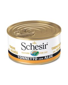 Schesir Gatto Adulto Tonnetto con Aloe in Gelatina Lattina 85 gr