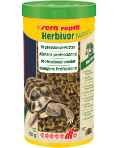 Sera Reptil Herbivor Nature Mangime Bicomponente per Rettili Erbivori 330 gr