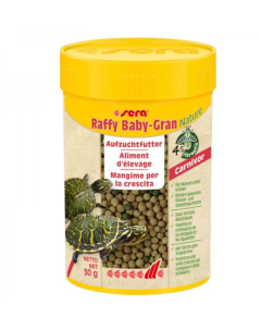 Sera Raffy Baby-Gran Nature per la Crescita di Tartarughe Acquatiche 30 gr