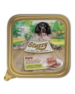 Stuzzy Cane Adult Patè con Pollo e Coniglio Vaschetta 300 gr