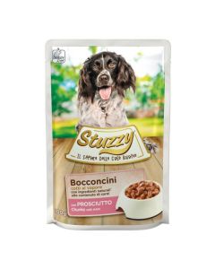 Stuzzy Cane Adult Bocconcini con Prosciutto in Salsa Busta 100 gr