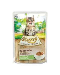 Stuzzy Gatto Adulto Bocconcini con Vitello in Salsa Busta 85 gr