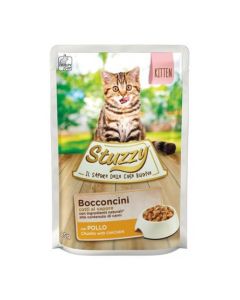 Stuzzy Gatto Kitten Bocconcini con Pollo in Salsa Busta 85 gr