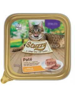 Stuzzy Gatto Sterilizzato Patè con Pollo Vaschetta 100 gr