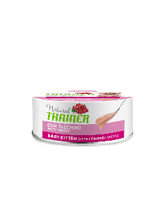 Natural Trainer Gatto Baby Kitten con Tacchino Lattina 80 gr