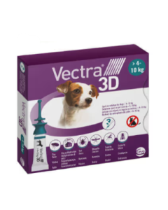 Vectra 3D Verde Spot-on Cani da 4 a 10 kg 3 Pipette Monodose