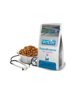 Farmina VetLife Gatto Hypoallergenic Monoproteico al Maiale e Patate Crocchette 