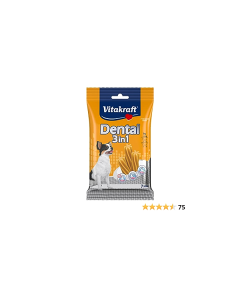 Vitakraft Dental 3 in 1 Cane Stick Misura XS 7 pezzi 70 gr 