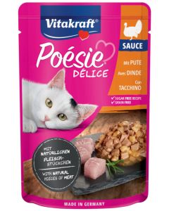 Vitakraft Poesie Delice Sauce Gatto Adulto Tacchino in Salsa Busta 85 gr